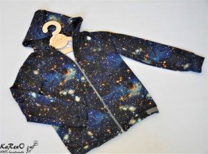 Bluza dziecięca z galaktyka